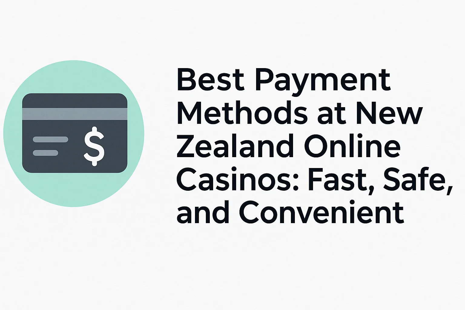 Best Payment Methods at New Zealand Online Casinos: Fast, Safe, and Convenient